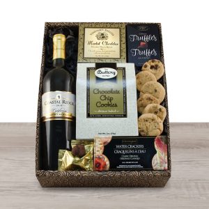 Red Wine & Snack Gift Box