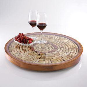 Your Wine Cork Lazy Susan