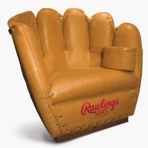 The Authentic Baseball Glove Leather Chair