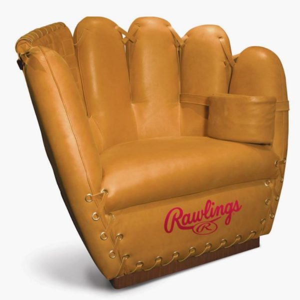 The Authentic Baseball Glove Leather Chair