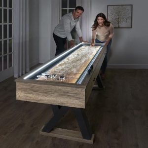 The 9′ Illuminated Shuffleboard Table
