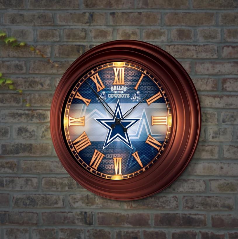 The IndoorOutdoor Illuminated NFL Clock