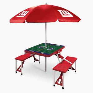 The NFL Tailgater’s Table And Umbrella