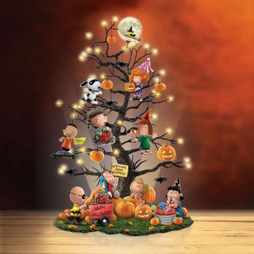 The Peanuts It's The Great Pumpkin Illuminated Halloween Tree