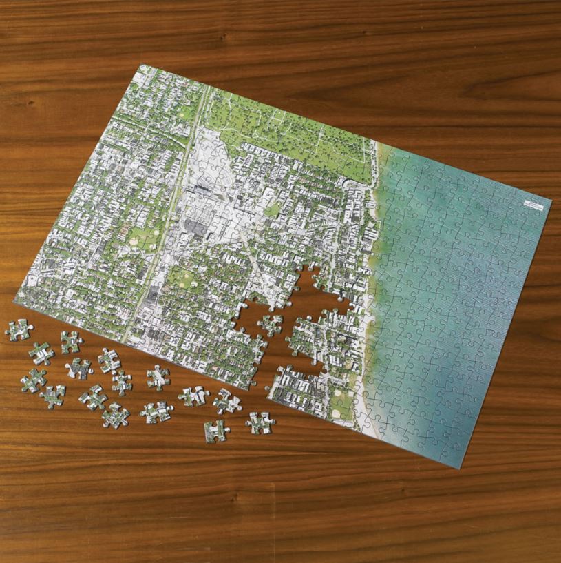 The Personalized Satellite Map Jigsaw Puzzle