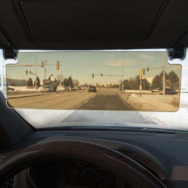 The Driver's See Through Sun Visor