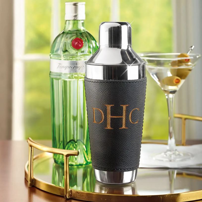 The Executive's Monogrammed Cocktail Shaker