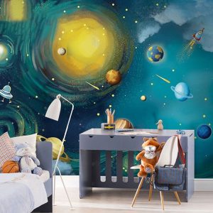 Cartoon Solar System Wallpaper