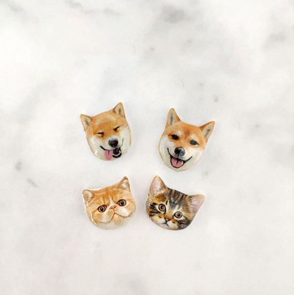 Customized Pet Earrings