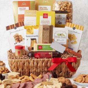 Delightful Meat & Cheese Gourmet Basket