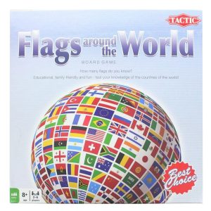 Flags Around The World Family Board Game