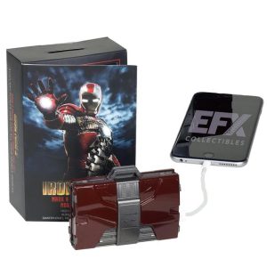 Iron Man Mark V Armor Suitcase Mobile Battery Charger