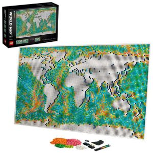 LEGO World Map Building Set
