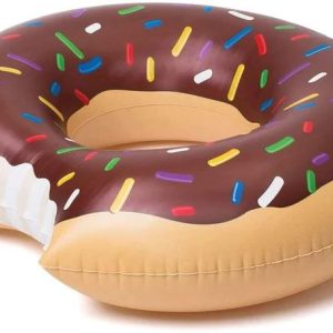 Chocolate Donut 4 Foot Inflatable Pool Float