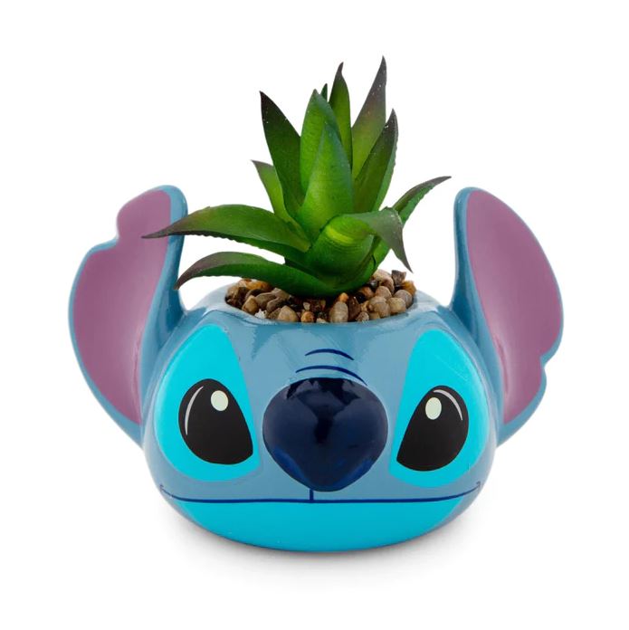 Disney Lilo & Stitch Mini Planter With Artificial Succuient