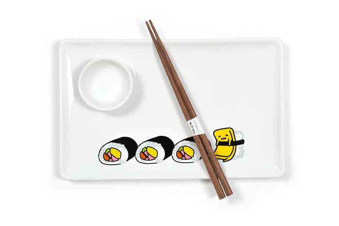 Gudetama Stoneware Sushi Set
