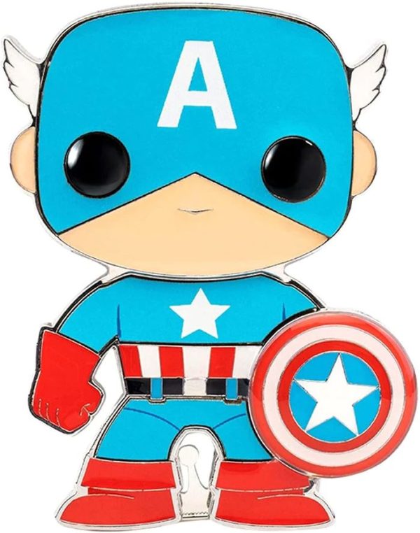 Marvel Funko Pop Pin Captain America