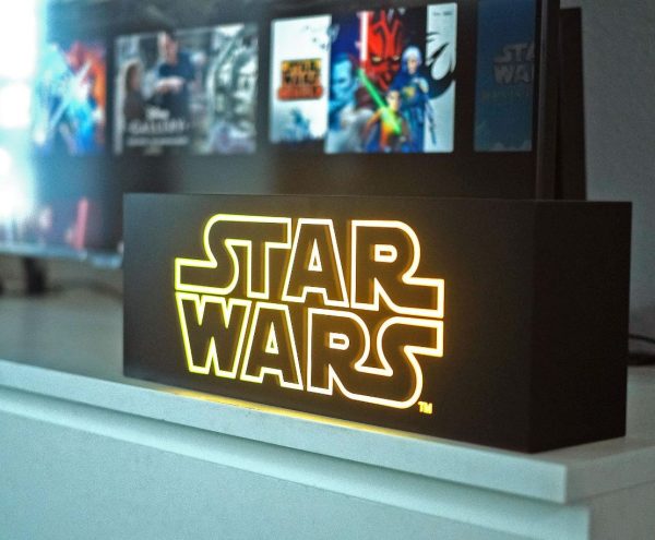 Star Wars Official Logo Light Box