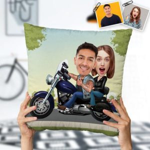 Custom Photo Motorcycle Pillow