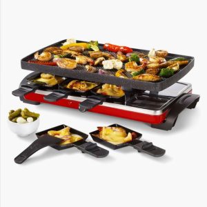 The Reversible Raclette/Hibachi Electric Party Grill