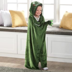 The Personalized Light Up Dinosaur Blanket