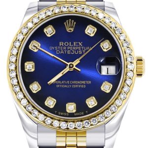 Diamond Gold Rolex Watch | Diamond Bezel