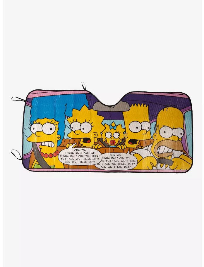 The Simpsons Are We There Yet Sunshade