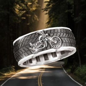 Motorbike Tire Fashion Men’s Ring